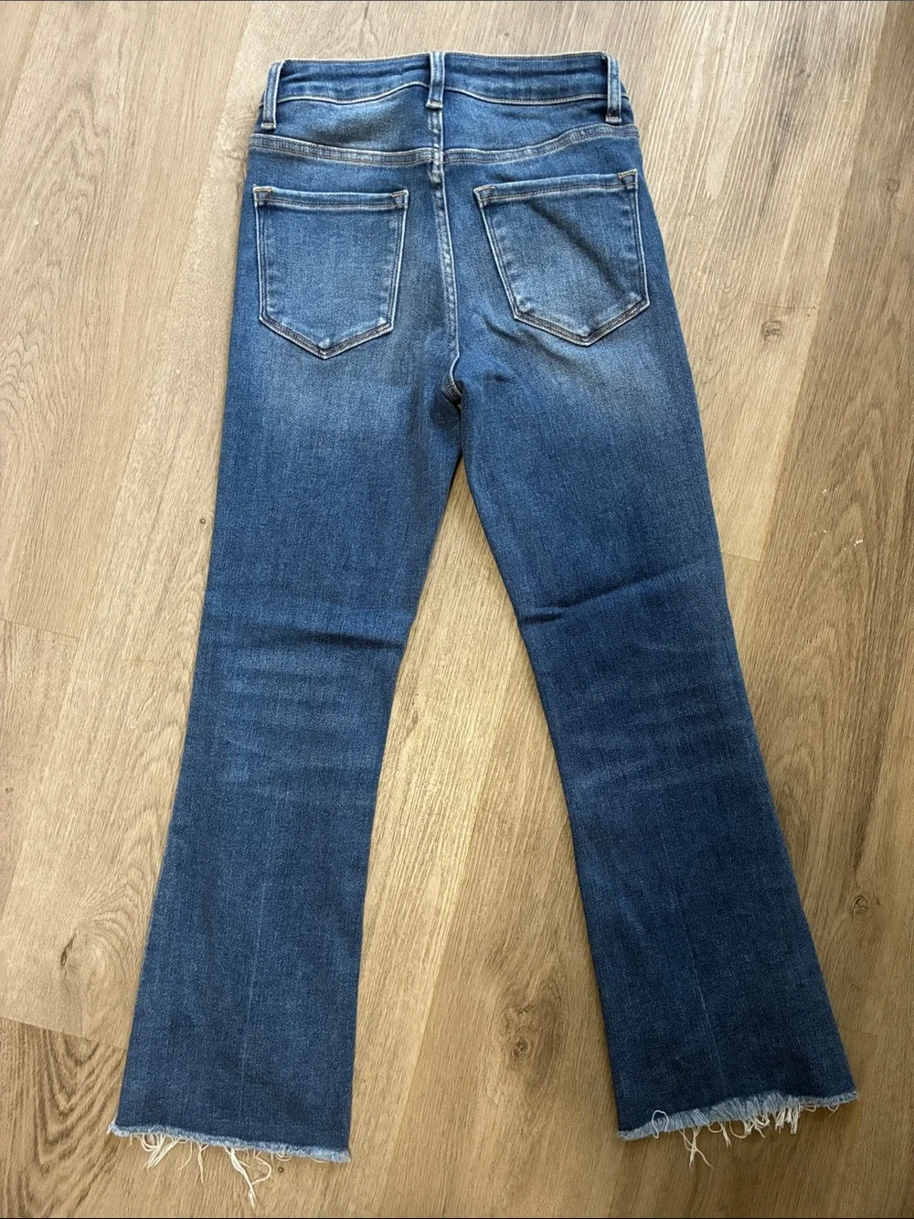 Vervet Classic High Rise Step Hem Kick Flare Jeans | NWOT